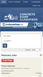 Mobile Screenshot of concretepumpclassifieds.com